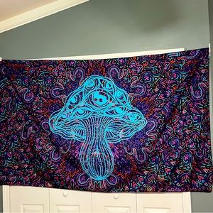 Mushroom tapestry